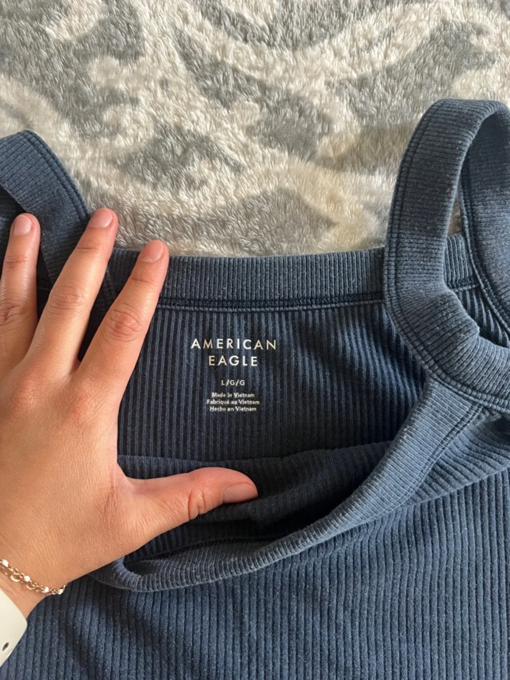 American Eagle Ribbed Tank Top - Picture 5 of 5